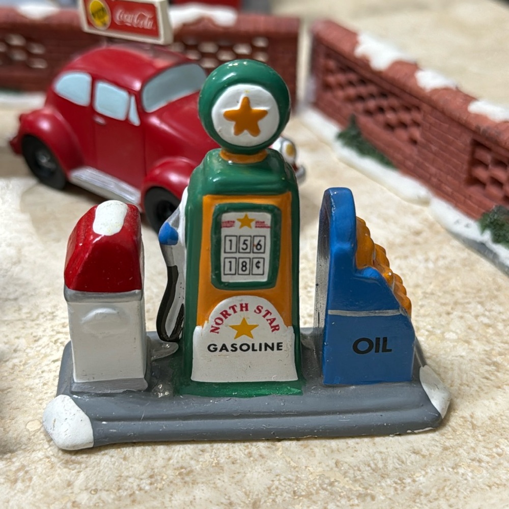 Department 56 Denver North Star Gas Pump Figure Christmas Village